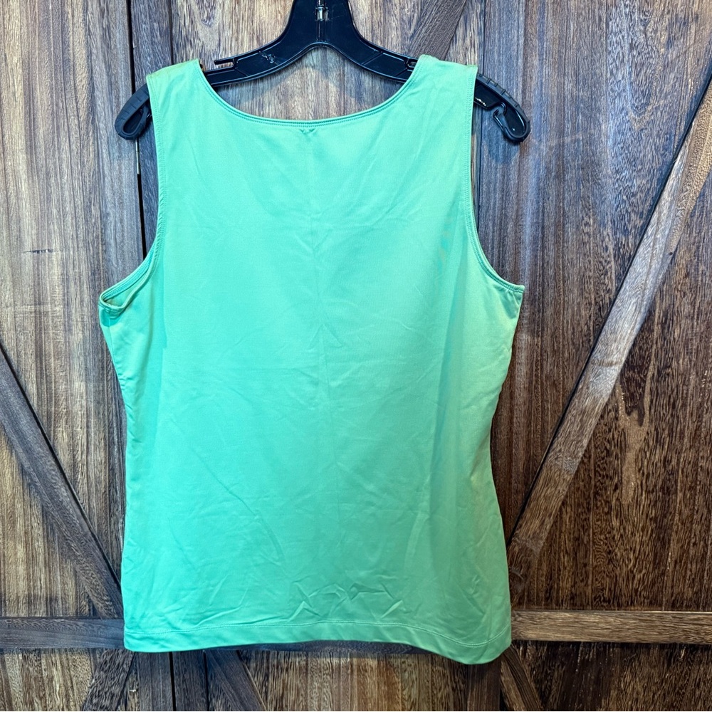 Charter Club Mint Green Tank Top - Size L - Picture 2 of 7